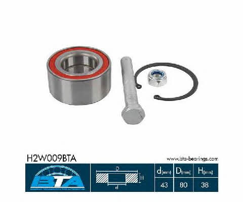 BTA H2W009BTA Wheel bearing kit H2W009BTA: Buy near me in Poland at 2407.PL - Good price!