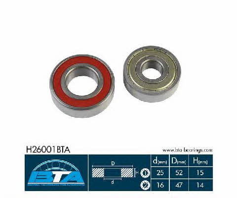 BTA H26001BTA Wheel bearing kit H26001BTA: Buy near me in Poland at 2407.PL - Good price!