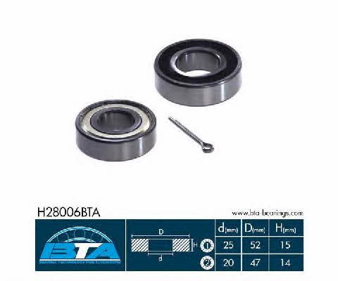 BTA H28006BTA Wheel bearing kit H28006BTA: Buy near me in Poland at 2407.PL - Good price!