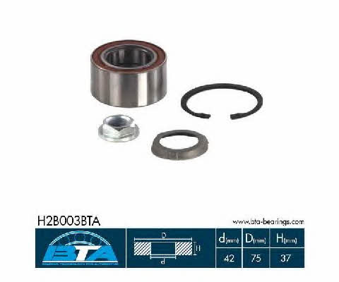 BTA H2B003BTA Wheel bearing kit H2B003BTA: Buy near me in Poland at 2407.PL - Good price!