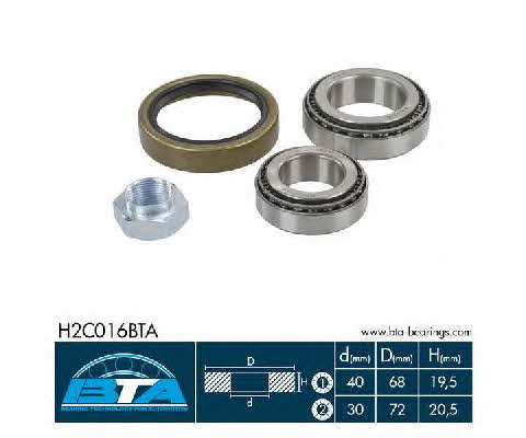BTA H2C016BTA Wheel bearing kit H2C016BTA: Buy near me at 2407.PL in Poland at an Affordable price!