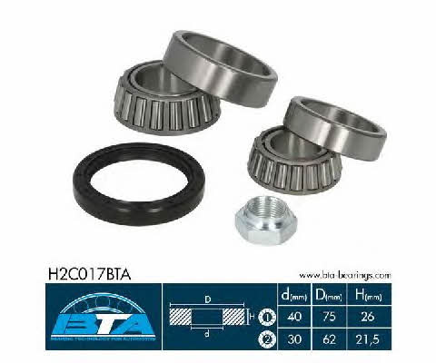 BTA H2C017BTA Wheel bearing kit H2C017BTA: Buy near me in Poland at 2407.PL - Good price!
