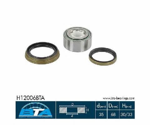 BTA H12006BTA Wheel bearing kit H12006BTA: Buy near me in Poland at 2407.PL - Good price!