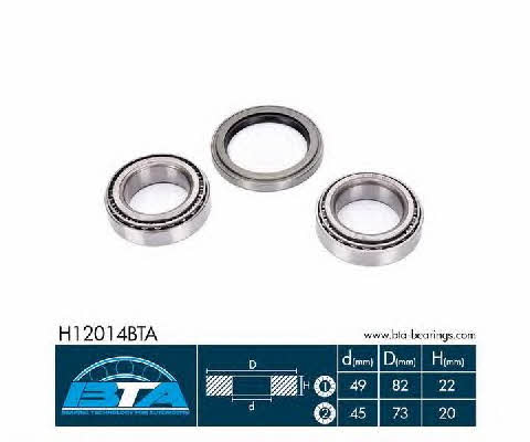 BTA H12014BTA Wheel bearing kit H12014BTA: Buy near me in Poland at 2407.PL - Good price!