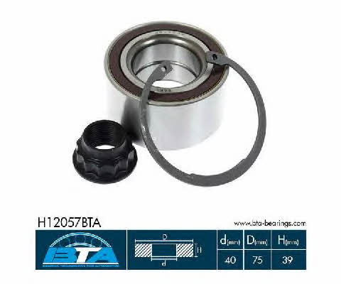 BTA H12057BTA Front Wheel Bearing Kit H12057BTA: Buy near me in Poland at 2407.PL - Good price!