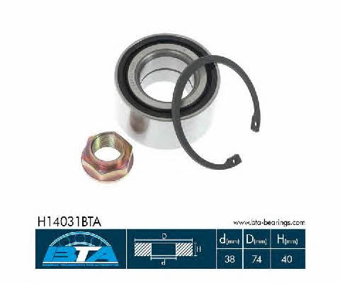 BTA H14031BTA Wheel bearing kit H14031BTA: Buy near me in Poland at 2407.PL - Good price!