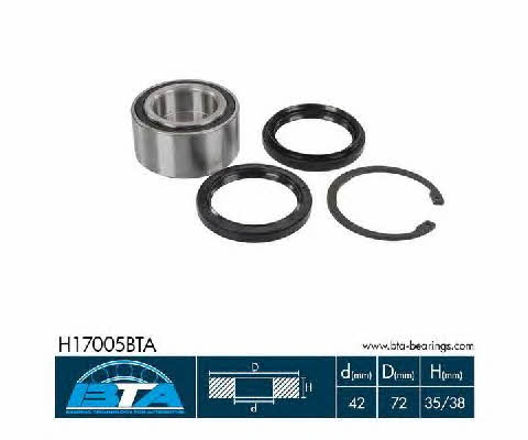 BTA H17005BTA Wheel bearing kit H17005BTA: Buy near me in Poland at 2407.PL - Good price!