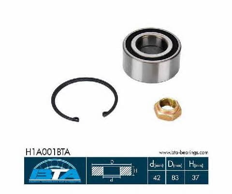 BTA H1A001BTA Wheel bearing kit H1A001BTA: Buy near me in Poland at 2407.PL - Good price!