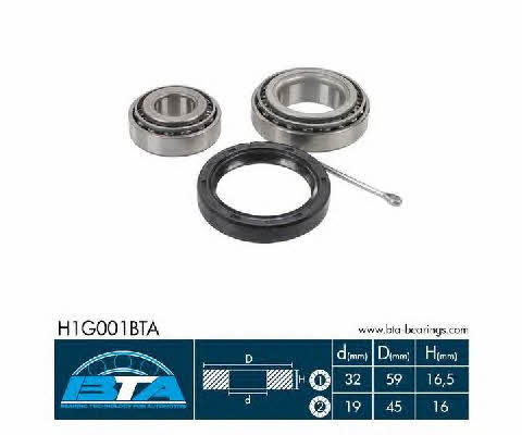 BTA H1G001BTA Wheel bearing kit H1G001BTA: Buy near me in Poland at 2407.PL - Good price!