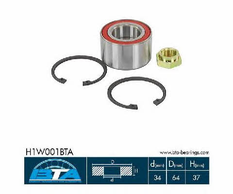 BTA H1W001BTA Wheel bearing kit H1W001BTA: Buy near me in Poland at 2407.PL - Good price!