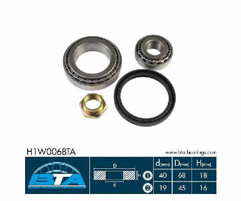 BTA H1W006BTA Wheel bearing kit H1W006BTA: Buy near me in Poland at 2407.PL - Good price!