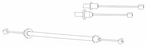 CEF DM02202 Cable Pull, parking brake DM02202: Buy near me in Poland at 2407.PL - Good price!
