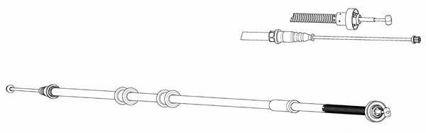 CEF FA02289 Cable Pull, parking brake FA02289: Buy near me in Poland at 2407.PL - Good price!