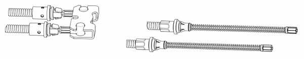 CEF FO02185 Seilzug, feststellbremse FO02185: Kaufen Sie zu einem guten Preis in Polen bei 2407.PL!