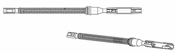 CEF OP02177 Cable Pull, parking brake OP02177: Buy near me in Poland at 2407.PL - Good price!