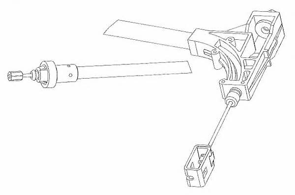 CEF PU02195 Cable Pull, parking brake PU02195: Buy near me in Poland at 2407.PL - Good price!