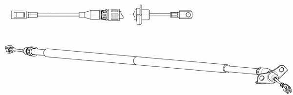 CEF VW02204 Трос гальма стоянки VW02204: Приваблива ціна - Купити у Польщі на 2407.PL!