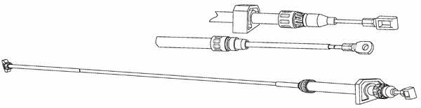 CEF VW02206 Cable Pull, parking brake VW02206: Buy near me in Poland at 2407.PL - Good price!