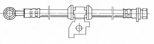 CEF 510889 Brake Hose 510889: Buy near me in Poland at 2407.PL - Good price!