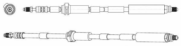 CEF 512802 Brake Hose 512802: Buy near me in Poland at 2407.PL - Good price!