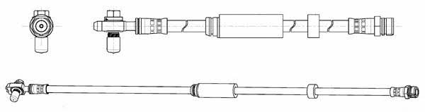 CEF 514556 Brake Hose 514556: Buy near me in Poland at 2407.PL - Good price!