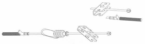 CEF AR02139 Cable Pull, parking brake AR02139: Buy near me in Poland at 2407.PL - Good price!