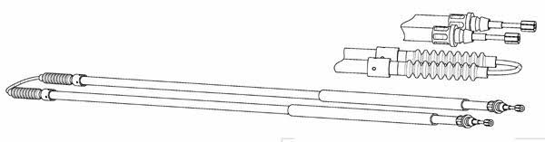 CEF CT02198 Cable Pull, parking brake CT02198: Buy near me in Poland at 2407.PL - Good price!