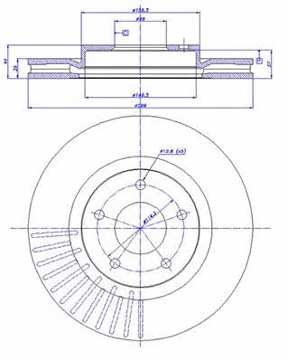 Car 142.1320 Front brake disc ventilated 1421320: Buy near me in Poland at 2407.PL - Good price!