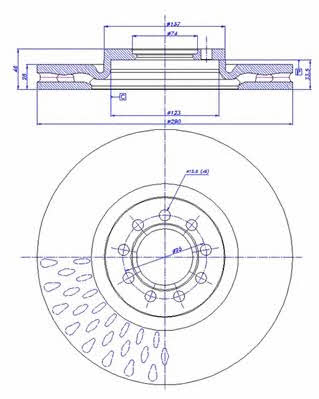 Car 142.1456 Front brake disc ventilated 1421456: Buy near me at 2407.PL in Poland at an Affordable price!