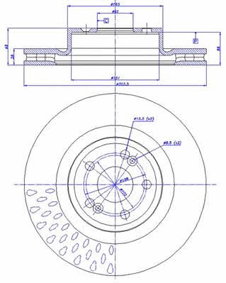 Car 142.1385 Front brake disc ventilated 1421385: Buy near me in Poland at 2407.PL - Good price!