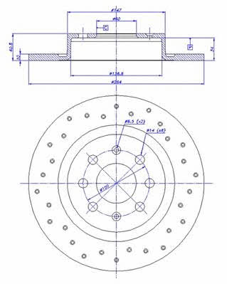 Car 142.1473 Brake disc 1421473: Buy near me in Poland at 2407.PL - Good price!