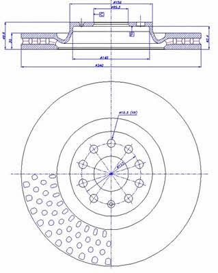 Car 142.1612 Front brake disc ventilated 1421612: Buy near me in Poland at 2407.PL - Good price!