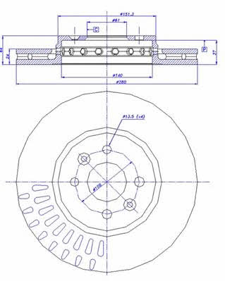 Car 142.1781 Front brake disc ventilated 1421781: Buy near me in Poland at 2407.PL - Good price!