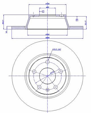 Car 142.1431 Rear brake disc, non-ventilated 1421431: Buy near me in Poland at 2407.PL - Good price!