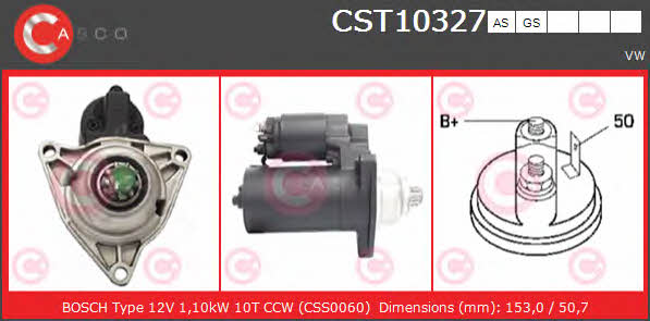 Casco CST10327AS Starter CST10327AS: Buy near me in Poland at 2407.PL - Good price!