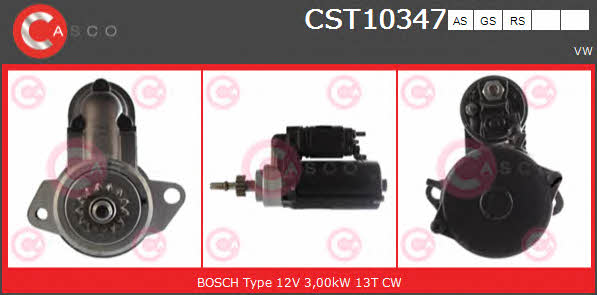 Casco CST10347GS Starter CST10347GS: Buy near me in Poland at 2407.PL - Good price!