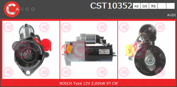 Casco CST10352AS Стартер CST10352AS: Отличная цена - Купить в Польше на 2407.PL!