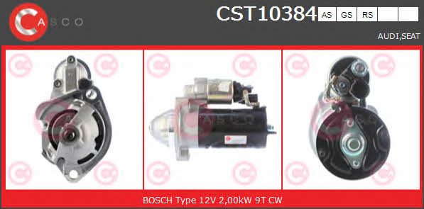 Casco CST10384AS Стартер CST10384AS: Отличная цена - Купить в Польше на 2407.PL!
