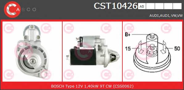 Casco CST10426AS Starter CST10426AS: Buy near me in Poland at 2407.PL - Good price!