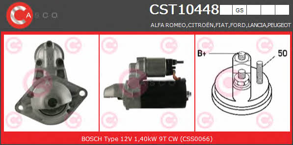 Casco CST10448GS Starter CST10448GS: Buy near me in Poland at 2407.PL - Good price!