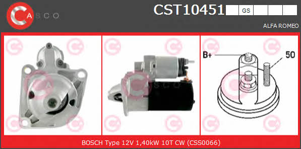 Casco CST10451GS Starter CST10451GS: Buy near me in Poland at 2407.PL - Good price!