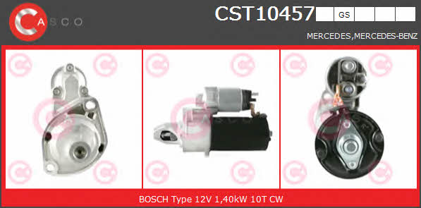 Casco CST10457GS Стартер CST10457GS: Отличная цена - Купить в Польше на 2407.PL!