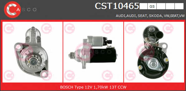 Casco CST10465GS Стартер CST10465GS: Отличная цена - Купить в Польше на 2407.PL!