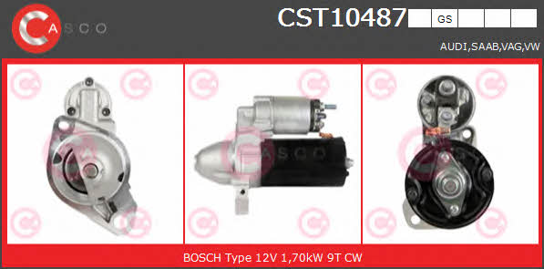 Casco CST10487GS Стартер CST10487GS: Отличная цена - Купить в Польше на 2407.PL!