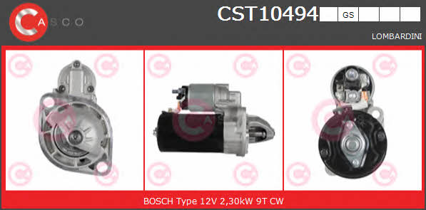 Casco CST10494GS Starter CST10494GS: Buy near me in Poland at 2407.PL - Good price!