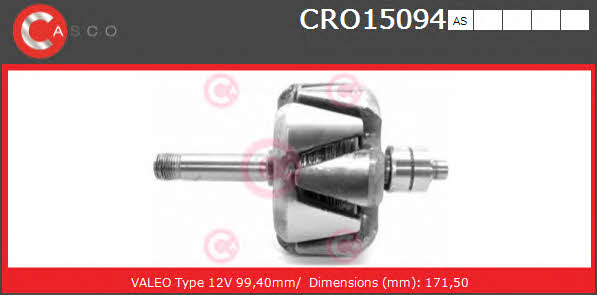 Casco CRO15094AS Rotor generator CRO15094AS: Buy near me in Poland at 2407.PL - Good price!