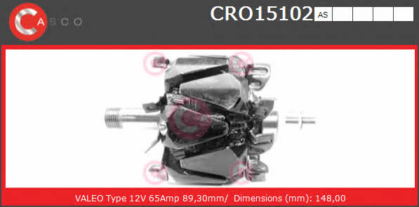 Casco CRO15102AS Ротор генератора CRO15102AS: Отличная цена - Купить в Польше на 2407.PL!