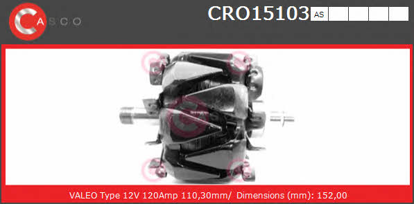 Casco CRO15103AS Ротор генератора CRO15103AS: Приваблива ціна - Купити у Польщі на 2407.PL!