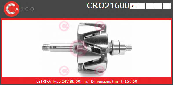 Casco CRO21600AS Ротор генератора CRO21600AS: Отличная цена - Купить в Польше на 2407.PL!