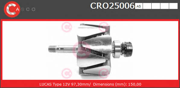 Casco CRO25006AS Ротор генератора CRO25006AS: Отличная цена - Купить в Польше на 2407.PL!